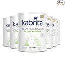 Kabrita Goat Milk Toddler Nutrition, 12-24 Months - Easy to Digest, Contains Vitamin D, Calcium, Iron, DHA, Non-GMO - Gentle on Sensitive Tummies - Supports Gut Health & Sleep - 28oz (Pack of 6) by TinyTreasures Baby Boutique