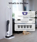NARWAL S30 Wet Dry Vacuum Cleaner with 20000Pa Suction, 176°F Self-Cleaning, Heated Drying, Disposable Waste Bag, Tangle-Free, Cordless Vacuum Mop for Hard Floors & Edge Cleaning, Easy to Use by CozyNest Decor