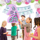 WERNNSAI Mermaid Piñata - Mermaid Party Supplies Piñata Bundle with Blindfold and Bat for Girls Kids Ocean Theme Birthday Party Game Carnival Activity Decorations (16.7" x 12.2" x 3.1") by TinyTreasures Baby Boutique