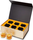 KANARS Whiskey Glasses Set of 6 with Elegant Gift Box,10 Oz Premium Old Fashioned Crystal Glass Tumbler for Liquor, Scotch, Cocktail or Bourbon Drinking, Gifts for Birthday Wedding Anniversary by CozyNest Decor