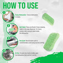 Rockin' Green Dishwasher Cleaner Tablets (8 Pack) - Septic Safe Dishwasher Cleaning Tablets Dishwasher Cleaner and Deodorizer - Dishwasher Remove Build Up with Citric Acid (Sweet Child O'Lime) by TinyTreasures Baby Boutique