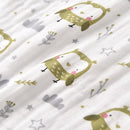 Baby Sleep Sack 2-4 T Baby Wearable Blanket 100% Organic Cotton 0.5 TOG Toddler Sleeping Sack 2- Way Zipper Soft Lightweight X-Large Owl by TinyTreasures Baby Boutique