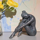 Guichifun Yoga Dancer Statue Home Decoration - Resin Bronze Sculpture Modern Creative Home Garden Statue Handicrafts Art Ware Home Décor Office Room or Outdoor Garden Gifts 10.25 x 4.25 x 8.75 Inch by CozyNest Decor