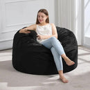 Hobestluk 3FT Bean Bag Chair Giant Bean Bag Chairs for Adults Large Bean Chairs with Removable Cover, Beanbag Chair with Filler, Adult Bean Bag Chairs for Living Room, Bedroom by CozyNest Decor