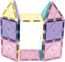 CreateOn Crayola Magnetic Tiles, Building Set for Kids, Magnetic Building Toys for Kids, STEM Travel, Gift for Boys and Girls Ages 3+, 14-Piece Set (Pastel) by TinyTreasures Baby Boutique