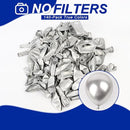 140pcs Metallic Silver Round Balloons Different Sizes 18 12 10 5 Inch Latex Balloons for Arch Decoration Party Balloon Kit for Graduation Birthday Party Wedding Balloon Baby Shower Decoration by TinyTreasures Baby Boutique