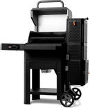 Masterbuilt® Gravity Series® 600 Digital Charcoal Grill and Smoker,WiFi Technology, GravityFed™ Charcoal Hopper, 600 Cooking Sq. Inches, Reversible Smoke&Sear Cast Iron Grates, Black, Model MB20041023 by GreenHaven Gardens