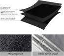 Grill Cover for Pit BOSS 10697 Table Top Wood Grill, Waterproof Gas BBQ Cover Protective Cover for Portable Smoker- 19" D x 24" W x 15" H, Black by GreenHaven Gardens