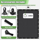 90% Outdoor Sun Shade Cloth, 12'×20' Pergola Shade Cover with Grommets, Privacy Screen Sunshades for Patio Garden Backyard Plant, Dark Grey by GreenHaven Gardens