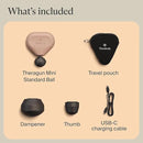 TheraGun Mini (3rd Generation) by Therabody – Ultra-Portable Massage Gun and Travel Essential for Fast, Effective Pain and Tension Relief Anywhere (Desert Rose) by CozyNest Decor