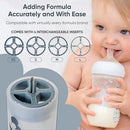 Formula Dispenser - Completely Replaces Hand Scooping - Fill The Desired Portion with just a Few clicks - Formula Container to go - 10ounces Baby Milk Powder Storage by TinyTreasures Baby Boutique