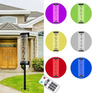 Solar House Number [Upgrade 3D Acrylic Number] Solar Address Sign Increase Brightness, Number Is Bold, Anchor Is Made Of Iron,Solar House Number Sign with Two Lighting Modes and Two Installation (White)(Manual without remote control) (Discoloration) by GreenHaven Gardens