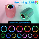 Portable Bluetooth Speaker, BT5.3 Wireless Speaker 20W Bass Diaphragms with Multi LED Light Dynamic Modes, IPX6 Waterproof 16H Playtime supports FM Mode, TF, USB for Home, Cycling, Outdoor, Beach by TinyTreasures Baby Boutique