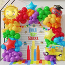 140pcs Rainbow Balloon Arch Kit, Rainbow Balloons of Different Sizes Pack of 18 12 10 5 Inch Party Balloon Kit for Birthday Party or Balloon Arch as Graduation Wedding Baby Shower Party Decorations by TinyTreasures Baby Boutique
