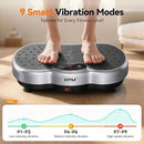 Vibration Plate Exercise Machine - 300 lbs Weight Capacity, 120 Speed Levels, 9 Workout Modes for Home Fitness, Muscle Toning & Weight Loss by CozyNest Decor