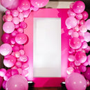 RUBFAC 129pcs Pink Balloons Different Sizes 18 12 10 5 Inches for Garland Arch, Pink Balloons for Valentine's Day Birthday Baby Shower Gender Reveal Wedding Party Decoration by TinyTreasures Baby Boutique