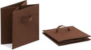 Amazon Basics Cube Organizer Storage Bins Handles, Collapsible Fabric, Pack of 6, 10.5"x10.5"x11", Brown by CozyNest Decor