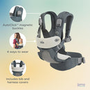 Joie Savvy Baby Carrier – Ergonomic, Adjustable Baby Carrier with 4 Carry Positions, Padded Shoulder Straps and Lumbar Support (Marina) by TinyTreasures Baby Boutique