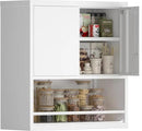 Wall Cabinets,Garage Metal Storage Cabinet with Shelf,Wall Storage Cabinet with Locking Door,Steel Cabinets for Kitchen,Home Office,Basement by CozyNest Decor