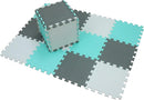 XMTMMD Soft Non-Toxic Foam Baby Play Mat | Toddler Playmat | EVA Foam Interlocking Tiles for Gym, Nursery, Playroom | 18 Squares Foam Floor Mats for Kids & Babies | Colorful Jigsaw Puzzle Play Mat by TinyTreasures Baby Boutique