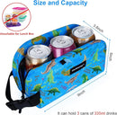 Blue Planet Dinosaur Freezable Cooler Bag - Mini Insulated Lunch Bag for Kids/Adults, Fit for Yogurt, Suit for 3+ by TinyTreasures Baby Boutique