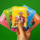 QUOKKA OK Boomer Family Game - Board Games for Family Night - Trivia Card Games for Adults & Kids - Fun Party Millennials vs Boomers Game for All Ages 12+ by TinyTreasures Baby Boutique