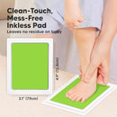 4-Pack Inkless Baby Hand and Footprint Kit - Mess Free Ink Pad for Newborn Keepsake, Dog Nose & Paw Print Kit, Clean Touch Ink Pad for Baby Hand & Footprints, Ideal New Mom Gifts (Fiesta, L) by TinyTreasures Baby Boutique