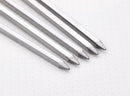 14 Inch Long Square kebab skewers,BBQ Stainless Steel Skewers,12 Pack (BBQ Skewers Square 14inch-12p) by GreenHaven Gardens
