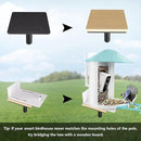 Bird Feeder Pole Stand,95 Inch Bird House Pole for Outdoors Heavy Duty,5 Base Prongs Adjustable Birds Feeder Stand for House by GreenHaven Gardens