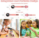 2 in 1 Kids Microscope with Bug Catcher,HD 500X Digital Microscope for Kids with 2" Screen,Photo and Video,STEM Educational Science Kit Learning Toys for Age 3-12 Girls & Boys Birthday Gifts (Pink) by TinyTreasures Baby Boutique