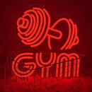 Dumbbell Neon Sign Barbell Gym Neon Signs Gym Letter Neon Light Gym Red Barbell Neon Light Sign for Sports Room, Decor Club,Party Bar,Fitness Club Decoration(Red) by CozyNest Decor