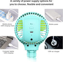 HomeLifairy Portable Stroller Fan, USB or Rechargeable Battery Operated with 3 Speeds and 360°Rotate, Cooling Clip On for Baby Crib Travel Car Seat Blue by TinyTreasures Baby Boutique