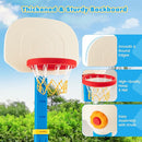 Costzon Kids Basketball Hoop, Height Adjustable 3.9FT- 5.2FT Basketball Goal for Kids, Portable Mini Basketball Set, Indoor Outdoor Toddler Basketball Hoop, Gift for Boys Girls by TinyTreasures Baby Boutique