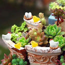 Hiawbon Miniature Retro Wooden Chicken Coop Mini Family Chicken,Hen,Chick,Egg,Chicken Nest Ornament Micro Landscape Fairy Garden Decor by GreenHaven Gardens