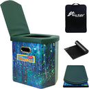 Upgrade XL Portable Toilet for Adults, Extra Large Portable Travel Floding Toilet, Camping Tall Toilets with Lid for Adults and Kids Compact Potty for Car,Hiking,Beach and Camping by TinyTreasures Baby Boutique