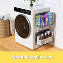 Magnetic Shelf for Fridge, Fruit Potato & Onion Storage Bins, Pantry Organizers & Storage, Large Container Magnetic Basket for Refrigerator, Kitchen Counter,Cabinet Magnetic Fridge Organizer Silver 2 by CozyNest Decor