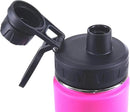 DRINCO Stainless Steel Water Bottle Spout Lid Vacuum Insulated Double Wall Water Bottle Wide Mouth (40oz 32oz 22oz 18oz 14oz) Leak Proof Keep Cold Sport Camping Hiking (22 oz, 22oz Island Pink) by CozyNest Decor