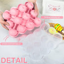 3 Pcs Baby Food Storage Container 12 Cup Silicone Baby Food Freezer Tray with Lid Stackable Reusable Silicone Baby Food Freezer Storage Tray for Food Vegetable Fruit Puree and Breast Milk (Pink) by TinyTreasures Baby Boutique