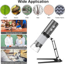4K 3840x2160p WiFi Digital Microscope for iPhone Android Phone and Windows Mac PC, Wireless Handheld Microscope Camera, Portable Microscope with Metal Stand for Adults and Kids by TinyTreasures Baby Boutique
