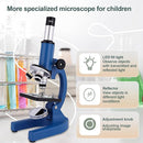 Microscope for Kids 40X-2000X with LED supplemental Light, Slides and specimens, Microscope for Kids 8-12 for School Labs and homeschooling by TinyTreasures Baby Boutique