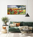 Green Tree Wall Art - Large Canvas for Living Room & Bedroom - Framed 24x48 by CozyNest Decor