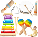 Montessori Toys for 1 2 Year Old,Musical Instruments for Toddlers 1-3 ,Baby Wooden Toy Set,Educational Music Toys Stocking Stuffers for Boys Girls Age 1 2 3 Year Old by TinyTreasures Baby Boutique
