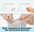 Goldenfox DOT Inspection Forms and Stickers. 10-Pack,3-Ply Carbonless Annual Vehicle Inspection Report Form(8.5" x 11.75") with 2-Ply Vinyl White Interior Inspection Label(5"x4") by GreenHaven Gardens