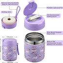 17oz Soup Thermo for Hot Food Kids,Insulated Food Jar with Spoon,Thermo Hot Food Lunch Container,Wide Mouth Leakproof Stainless Steel Lunch Box for School-Horse by TinyTreasures Baby Boutique