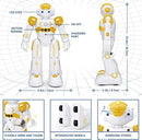 KingsDragon RC Robot Toys for Kids, Gesture & Sensing Programmable Remote Control Smart Robot for Age 3 4 5 6 7 8 Year Old Boys Girls Birthday Gift Present,Yellow by TinyTreasures Baby Boutique