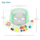 Infantino Music & Lights 3-in-1 Discovery Seat and Booster - Convertible Booster, Infant Activity Seat and Feeding Seat with Electronic Piano for Sensory Exploration, for Babies and Toddlers, Mint by TinyTreasures Baby Boutique
