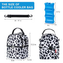 Breastmilk Cooler Bag with Ice Pack Fits 6 Baby Bottles up to 9 Ounce, Breast Milk Pump Cooler Bag with Shoulder Strap for Nursing Mom Daycare, Work, Travel by TinyTreasures Baby Boutique