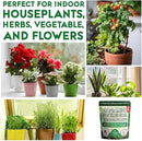 Organic Potting Soil for Indoor Plants. Boost House Plant Growth for Monstera, Fiddle Leaf, Money Tree, Pothos, Snake Plant, Aroid, Flowers, Herbs, Veggies, & More, Smart Grower 3 LB Ready to Plant by GreenHaven Gardens