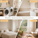 Wall Drying Rack Clothing - Retractable & Foldable Clothes Drying Rack Wall Mounted for Laundry Room Organization | Laundry Room Hanging Rack for Dorm, Closet, Balcony & Indoor/Outdoor Use