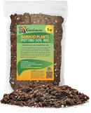 Premium Bamboo Potting Soil Mix - (1 Quart Bag) by GreenHaven Gardens